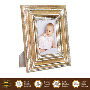 Bulk Exporter Selling Modern Design Home Decor Use White Distressed Finished Color Mango Wood Photo <b>Picture</b> <b>Frame</b> for Sale - Product Image 5
