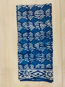 Jaipur Soft Cotton Hand Made Block Printed Cotton Wooden Block Printed Women Beach Pareos Longs <b>Sarongs</b> Beach Cover Indian Scar - Product Image 1