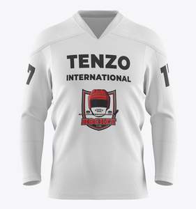 Jersey de fútbol sublimado de secado rápido, transpirable, hecho a medida, al por mayor, para jugadores de hockey sobre hielo, 2025 - Product Image 1