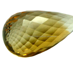 Briolette de citrino facetado grande, piedras preciosas sueltas, forma elegante, fabricación de joyas personalizadas, diferentes tamaños disponibles, citrino natural amarillo - Product Image 4