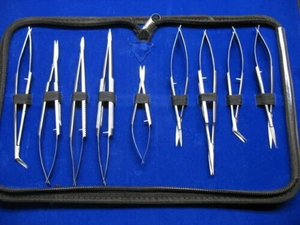 Kit de 6 instruments ophtalmiques chirurgicaux de qualité OR pour microchirurgie oculaire - Product Image 1