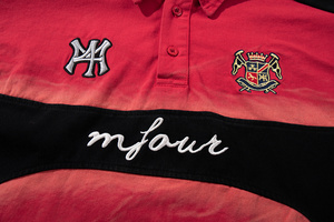 Vente en gros de polos personnalisés pour hommes, style vintage, dégradé, manches courtes, streetwear, <span class=keywords><strong>t</strong></span>-<span class=keywords><strong>shirt</strong></span> surdimensionné avec broderie - Product Image 3