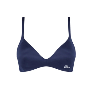 <b>Top</b> Selling Wholesale Fitness Women High Support Sexy Sports Bra Breathable Solid Plain Dyed Front Logo Gym Running - Product Image 1