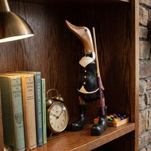 Jouet de billard en bambou artisanal en forme de canard - Product Image 6