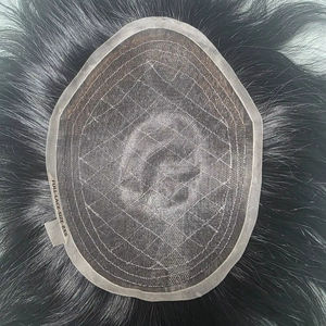 Prothèse capillaire en cheveux naturels indiens Remy, mono-soudée, entièrement en dentelle, ondulée, Taz Hair BD Bangladesh - Product Image 1