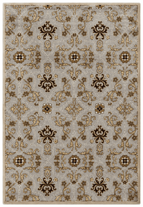 Alfombra Oriental Tradicional Persa con Diseño Floral, Beige Dorado, Vintage, para Sala de Estar o Dormitorio, Tamaños y Colores Personalizables - Product Image 2
