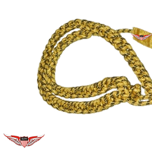 Aiguillette dorée tressée pour défilé, cordon d'épaule pour robe - Product Image 2