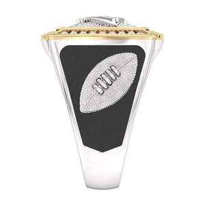Anillo de Campeonato de la NFL de los Carolina Panthers, Chapado en Oro de 18K con Incrustaciones de Diamantes, Estilo Lujoso para Hombre - Product Image 3