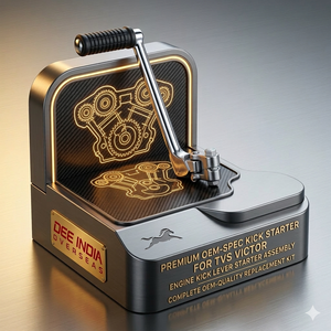 Conjunto de Arranque a Patada para Motocicleta TVS Victor |   Conjunto de Arranque con Palanca de Arranque del Motor, Pieza de Repuesto OEM - Product Image 2