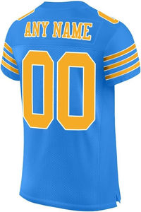 Maillot de football américain personnalisé respirant et antibactérien à manches courtes en mesh, uniforme de jeu taille XL et plus, prix abordable, OEM personnalisé - Product Image 4