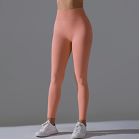 Pantalones de Yoga de Cintura Alta con Efecto Push-Up, Sin Costuras, Transpirables y Elásticos para Mujer, Leggings Deportivos