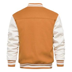 เสื้อแจ็คเก็ตวาร์ซิตี้ Stonefield Manufacturing - ผ้าขนสัตว์ 100% คอตั้ง แต่งผ้าแบบ Patchwork มีฮู้ด กันน้ำ สไตล์สตรีทแวร์ เสื้อคลุมฤดูหนาว - Product Image 2