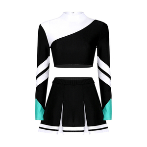 Ensemble de cheerleading pour filles avec logo personnalisé – Tenue de cheerleading scolaire professionnelle pour les compétitions et les activités - Product Image 6