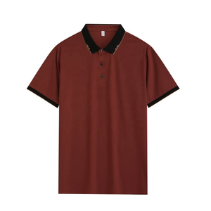 Men’s Short Sleeve Summer Polo Shirt Solid Color Oversize Comfortable Casual Fashion <b>Top</b> - Product Image 3