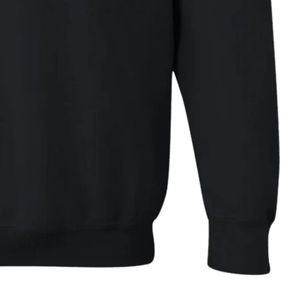 Sudadera Negra Gráfica 1908 con Cuello Redondo, Manga Larga, Puños Acanalados, Informal, de Forro Polar para Mujer, Top de Moda Urbana para el Día a Día - Product Image 6