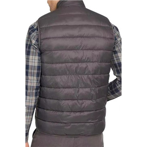 Nuevo chaleco acolchado cortavientos para hombre con capucha desmontable, impermeable y transpirable - Product Image 4