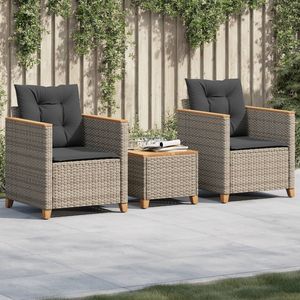 Ensemble bistrot gris foncé pour meubles de jardin d'extérieur - Product Image 1
