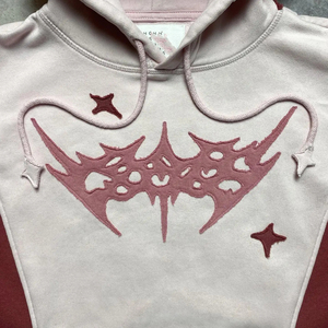 Sweat à capuche surdimensionné Y2K personnalisé avec logo, streetwear pour hommes, sweat à capuche en coton molletonné de haute qualité, broderie, couleurs contrastées, fabricants de sweats à capuche pour hommes - Product Image 3