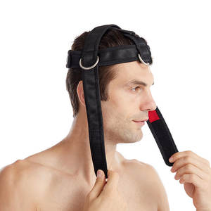 Harnais de musculation en néoprène avec sangles antidérapantes respirantes à prise facile et fermeture auto-agrippante pour l'entraînement en salle de sport - Product Image 5