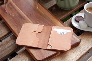 Factory Wholesale Genuine Leather <b>Card</b> Holder RFID Blocking <b>Slim</b> Credit <b>Card</b> Case Custom Logo <b>Wallet</b> LNCR-0025 - Product Image 4