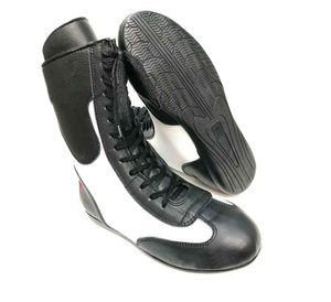 Zapatos de Boxeo y Botas de Lucha Libre para Hombre, de Piel, con Cordones, Transpirables, Ligeros y Antideslizantes, para Entrenamiento - Product Image 2
