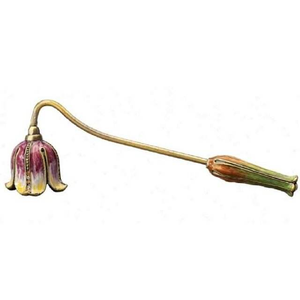 Élégant et luxueux, design floral multicolore, bougie en métal écologique à base de soja, éteignoir facile à utiliser et sûr pour la décoration de la maison, Pâques - Product Image 3