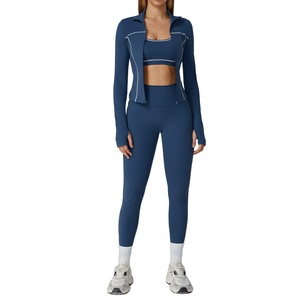 Conjuntos Deportivos de Yoga sin Costuras para Mujer - Shaghaf Sports - Product Image 1