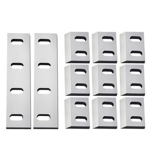 Kit di Lame Industriali in Acciaio Legato, 9 Lame Rotanti e 2 Fisse, Alta Durezza, Compatibili con Macchine Trituratrici SKD 11 - Product Image 1