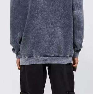 Sweat-shirt à capuche oversize pour homme, couleur unie, en coton French Terry, décontracté, anti-boulochage, coupe classique, pour l'automne - Product Image 5