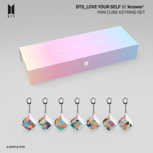 BTS MINI KEYRING CUBE 2x2 LOVE <b>YOURSELF</b> Answer SET - Product Image 2