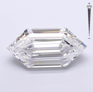 Diamante Cultivado en Laboratorio con Certificación IGI, Corte Hexagonal de 6.05 CT, Color D, Claridad VVS2, 771629830, ROYAL GEMS, para Joyería - Product Image 1