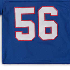 Maillot de football américain personnalisé, col en V, broderie en mesh, maillots de sport de football, sublimation, maillot de fan de football américain - Product Image 6