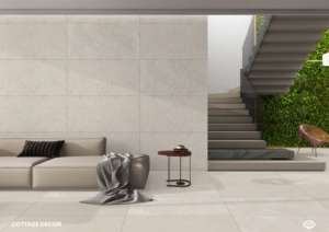 กระเบื้องพอร์ซเลนพื้นผิวหรูหรา ขนาด 600x1200 มม. กระเบื้องปูพื้นและผนังขนาดใหญ่ สำหรับห้องนั่งเล่น ห้องครัว และตกแต่งภายในสำนักงาน - Product Image 6