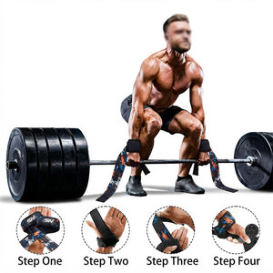 Sangles de musculation robustes avec support de poignet confortable pour soulevé de terre, tractions, rames, entraînements de cross-training et fitness – Prix bas - Product Image 6