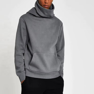 Sweat à capuche personnalisé en molleton de coton brossé avec poche kangourou pour homme, épais, lourd, grande taille, coupe oversize, idéal pour l'hiver - Product Image 4