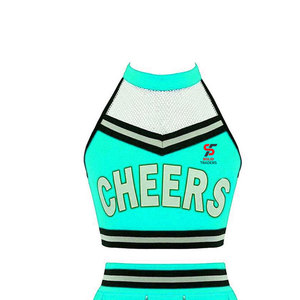 Tenue de cheerleading pour équipe scolaire, vêtements de sport de qualité supérieure, design élégant, tissu flexible, séchage rapide, performance optimale - Product Image 6