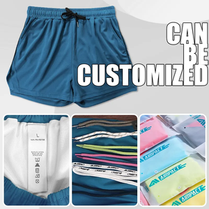 Men's Eco-Friendly Windproof Solid Color Quick Dry Drawstring Shorts Mid Waist Casual Sport Shorts Pockets Multiple Colors - Product Image 5