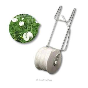 Support de plante pour serre de haute qualité OEM DIY, en métal, pour tomates et légumes grimpants, avec système de rouleaux et crochets, à commande manuelle - Product Image 4