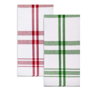 Meilleures Serviettes de Cuisine en Coton 100% Super Absorbantes, Rayées Teintes en Fil, Design de Noël - Product Image 6