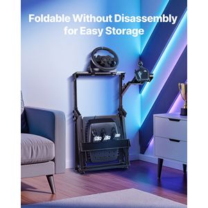 Supporto Regolabile e Pieghevole per Volante da Corsa, Compatibile con Logitech G923 G920 G29 G27 Thrustmaster T300RS TX F458, Accessori per Giochi - Product Image 3