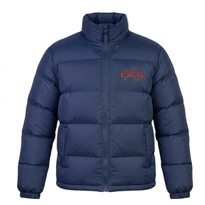 Chaqueta de burbujas de moda para hombre, ropa de abrigo premium para invierno, tela duradera de poliéster/nailon, ecológica, de secado rápido, con cierre frontal seguro - Product Image 1