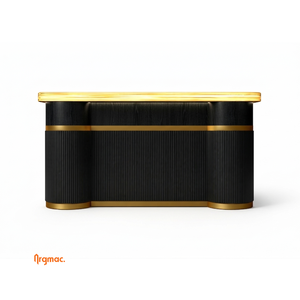 Barra de Bar Sierra Luxury de 8x2 pies con Encimera de Piedra - Mueble de Bar Moderno y de Primera Calidad para Sala de Estar o Villa - Product Image 2