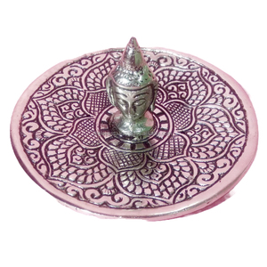 Quemador de incienso de aluminio con diseño de Buda, quemador de incienso con soporte de palo de incienso - Product Image 4