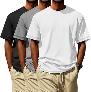 Camiseta Clásica de Algodón para Hombre, Cuello Redondo, Manga Corta, Diseño Liso, Ropa Casual de Moda, Pedido al por Mayor, Proveedor Mayorista - Product Image 1