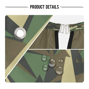 ผ้าคลุมตัดผมสำหรับร้านตัดผมมืออาชีพ ผ้าคลุมกันน้ำทำจากโพลีเอสเตอร์ ผ้าคลุมช่างทำผมแบบพิมพ์ลายตามสั่ง ปิดคอแบบรัด - Product Image 4