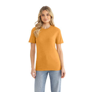 Camiseta Unisex Next Level 6200 de Polialgodón, Cuello Redondo, Color Dorado Antiguo, Talla Mediana, Nueva - Product Image 1