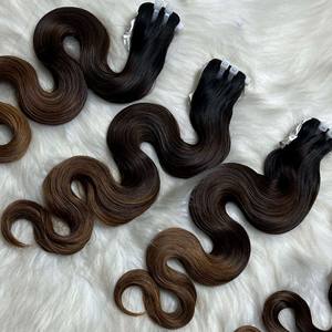 QHair Genius Trame Extensions de Cheveux Humains Burmese Raw Hair Body Wave Bundles Cheveux Humains Prix de Gros - Product Image 1