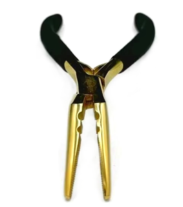 Pinzas Angulares Nano Micro de Alta Calidad para Extensiones de Cabello, Herramientas Duraderas de Acero Inoxidable para Salón, Adecuadas para Anillos Nano Micro - Product Image 3