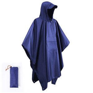Impermeable Unisex con Capucha, Plegable, con Franja Reflectante y Bolsillo con Cremallera para Uso en Exteriores - Product Image 4