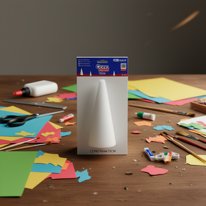 Espuma Poliestireno CONO Porex de 15 cm, Duradera y Versátil, para Proyectos Creativos - Product Image 3
